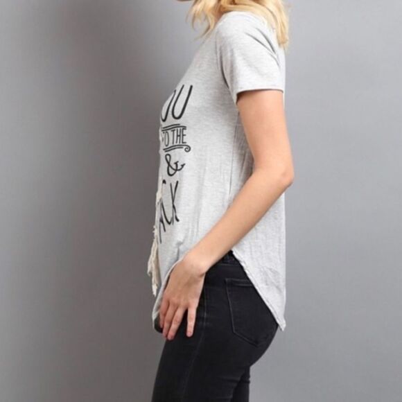 LOVE you to the moon & back April Spirit tribal heathered NEW - Picture 7 of 8